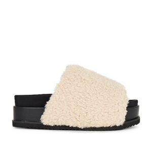 ROAM Fuzzy Platform Slide in Nude Size 9